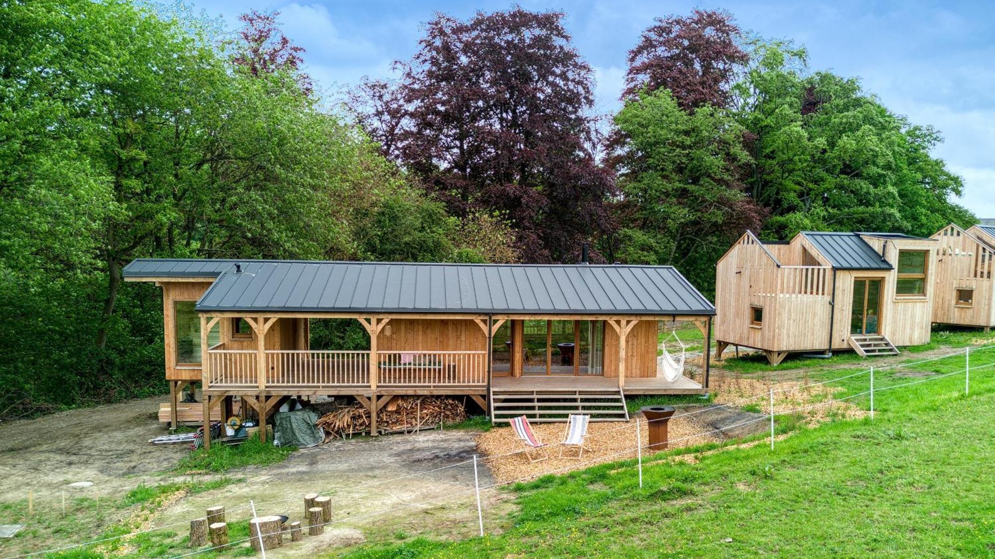 Les Cabanes Champetres - Le Domaine Des Trois Tilleuls Villers-la-Ville 外观 照片